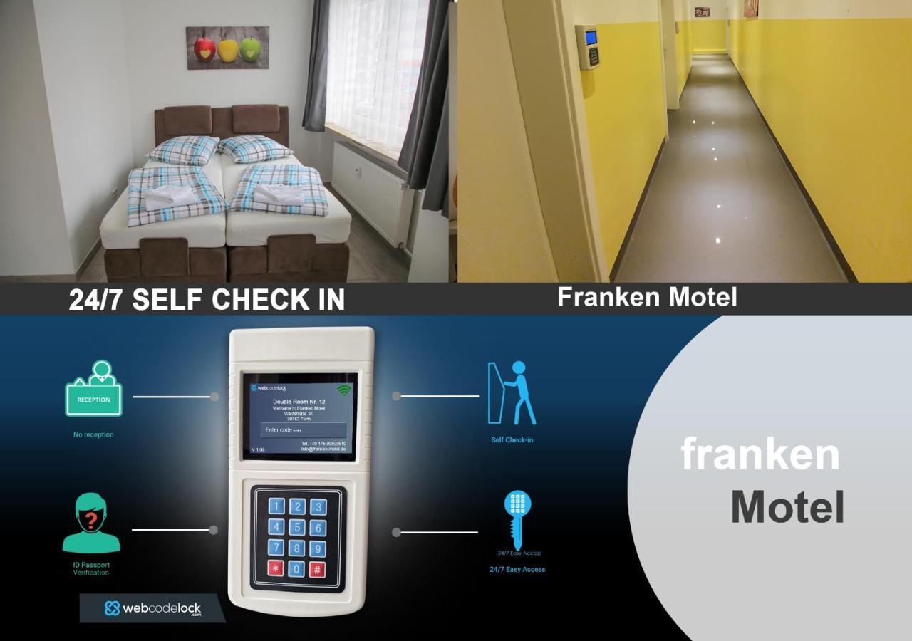 Franken Motel Fürth Exterior foto